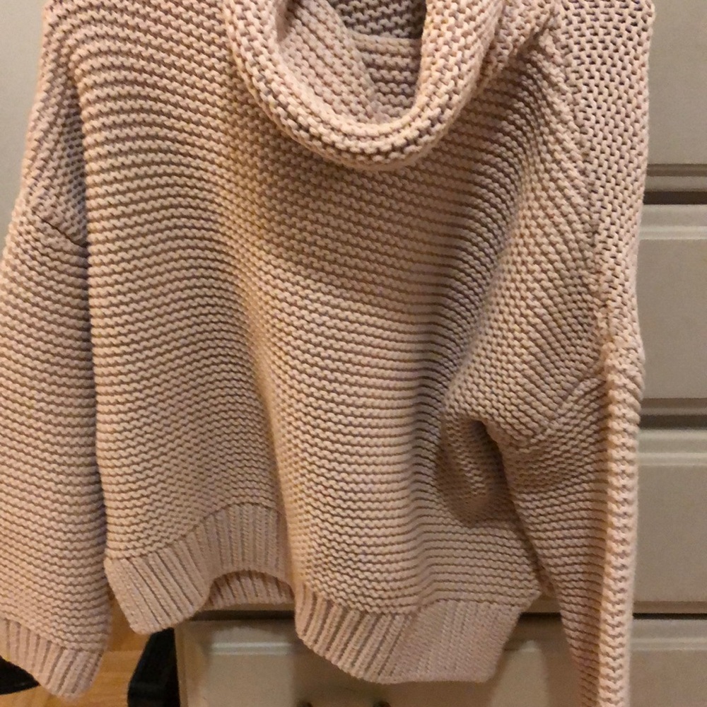 Chunky knit turtleneck